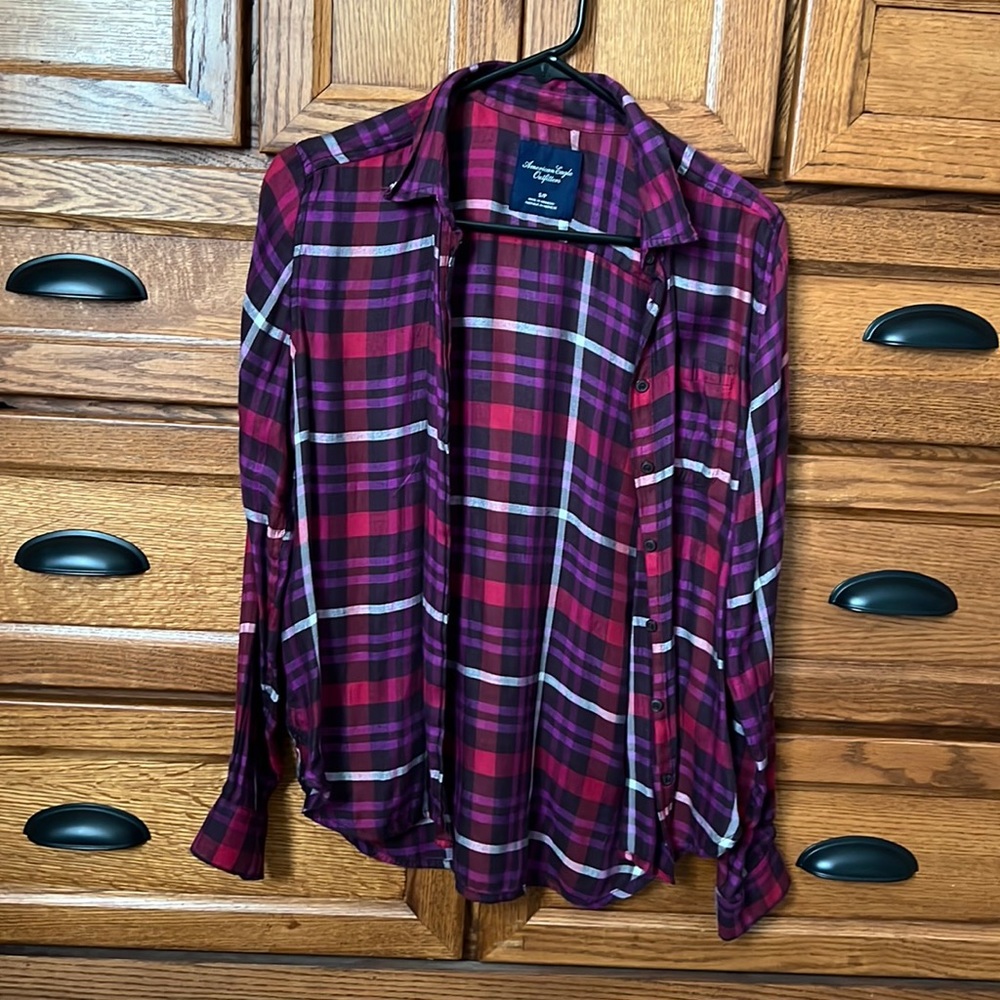 Lightweight American 🦅 button up flannel